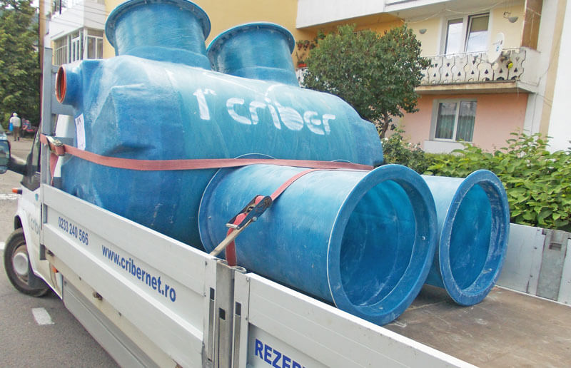 Separator de grasimi pe camion